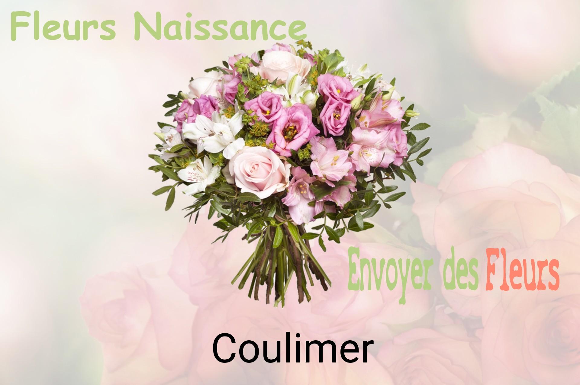 Bouquet de fleurs de naissance livré à Coulimer